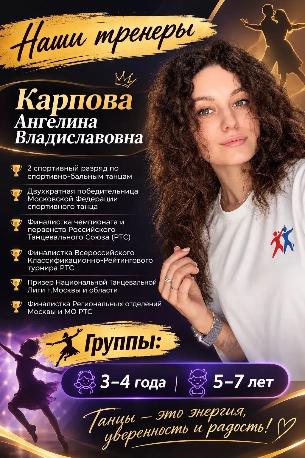 Постер тренера: Ангелина Владиславовна Карпова